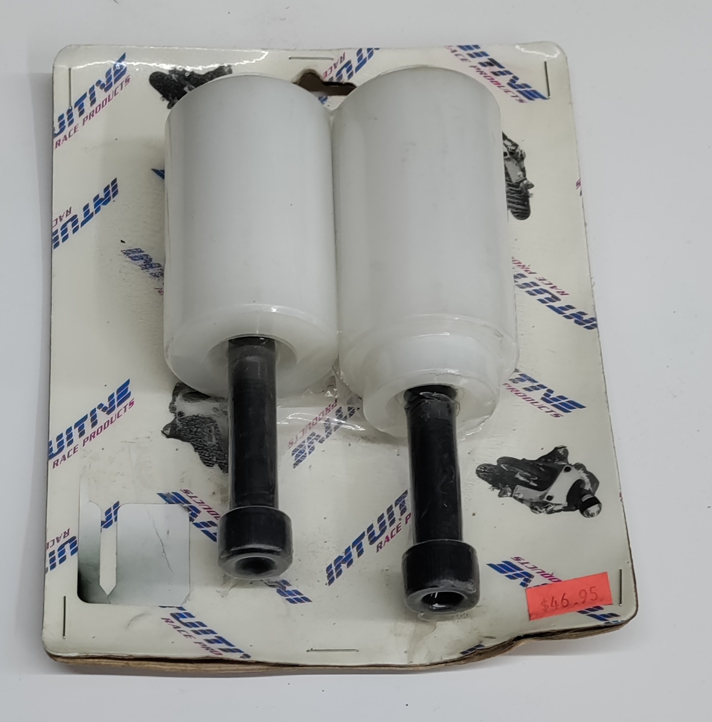 *NOS* White Frame Sliders - For 96-03 ZX7R - Click Image to Close