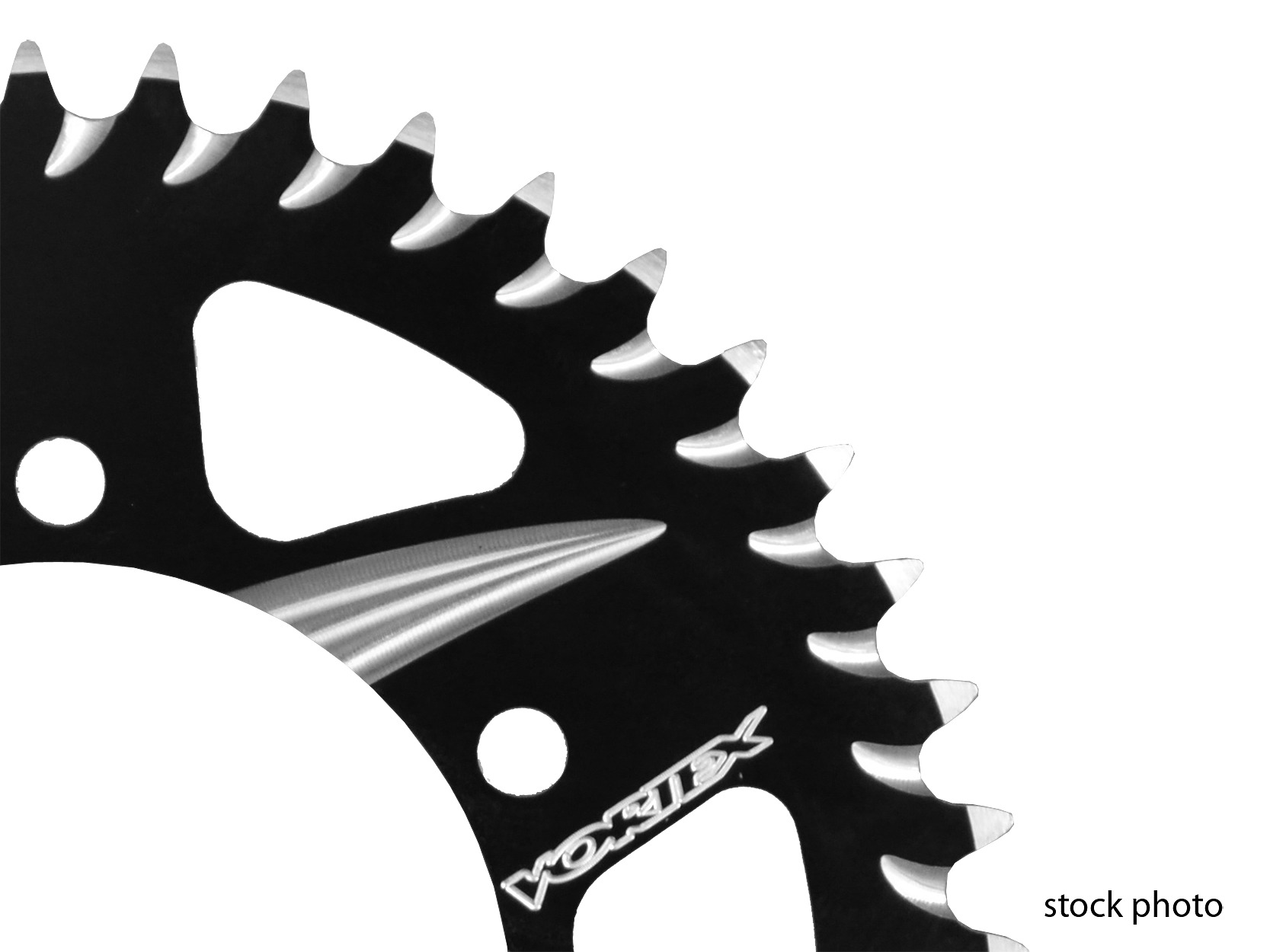 Vortex Racing Aluminum Rear Sprocket 520 39T Black For Kawasaki/CF Moto - 39T 520 rear sprocket, black. For Kawasaki, CF Moto - Click Image to Close
