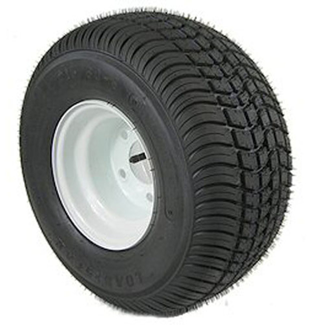 Kenda Loadstar HS 215/60-8 Tire and Wheel 5 Hole Load Range C White - 215/60-8 trailer tire and wheel, 5 hole, Load Range C - Click Image to Close