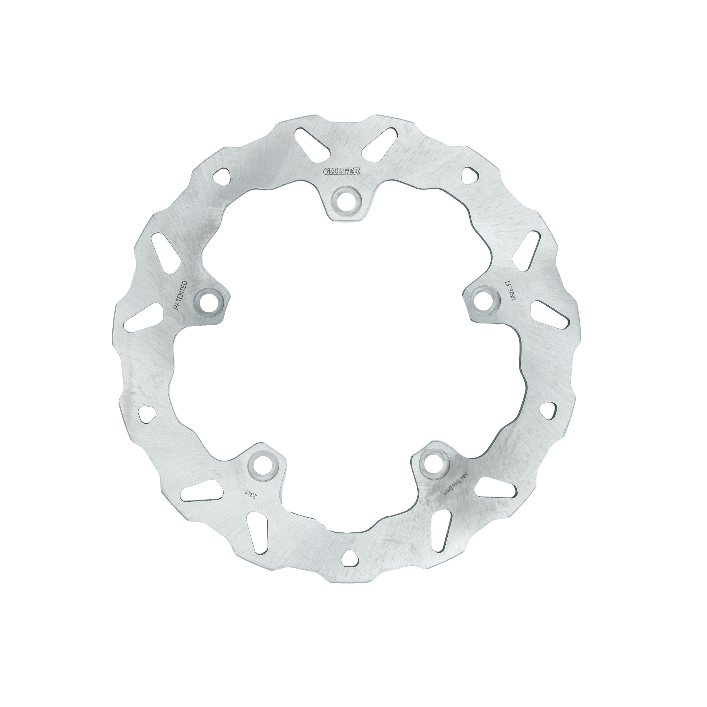 Galfer 260mm Rear Wave Rotor DF376W for GSX1300R Hayabusa - Rear rotor for 2021-2025 Suzuki GSX1300R Hayabusa ABS - Click Image to Close