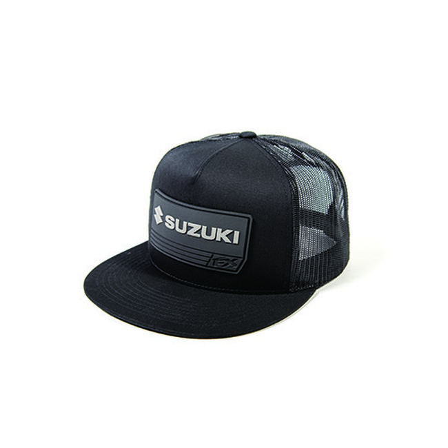 Factory Effex 2021 Suzuki Racewear Hat Black OS - Black snap-back hat, OS, Factory Effex Suzuki - Click Image to Close