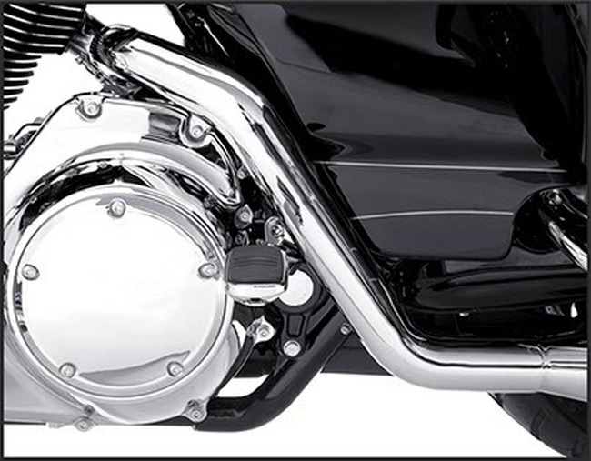 Chrome True Dual Headers - For 95-08 Harley Touring - Click Image to Close