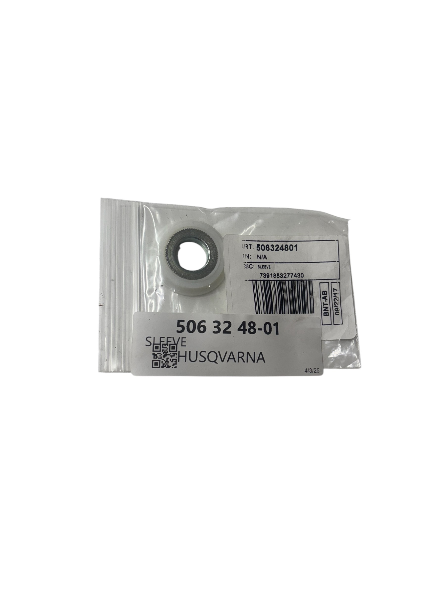 Husqvarna Sleeve 506324801 - Replacement sleeve for Husqvarna equipment - Click Image to Close
