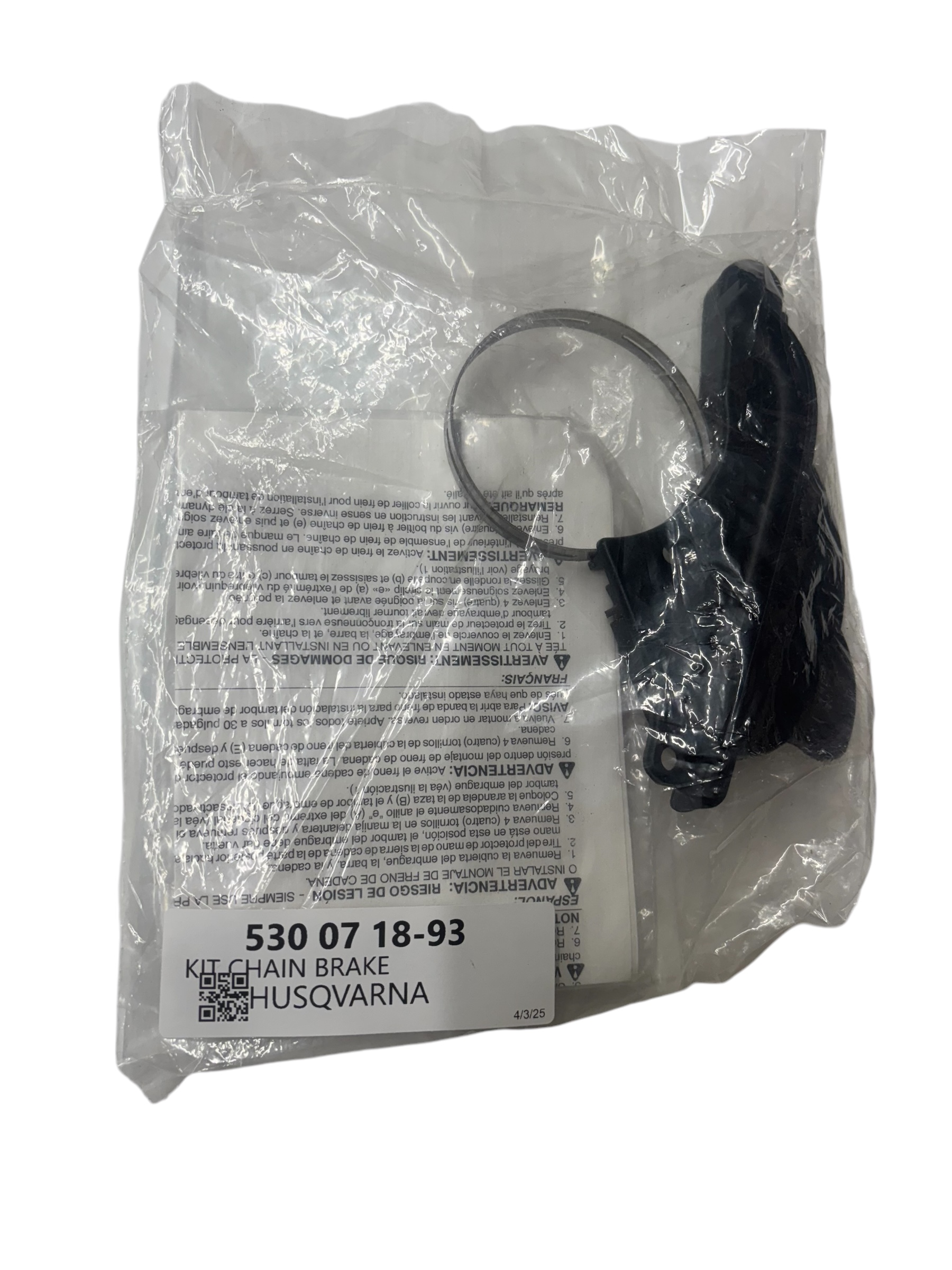 Husqvarna Kit Chain Brake 530 07 18-93 - Replacement chain brake kit for Husqvarna saws - Click Image to Close