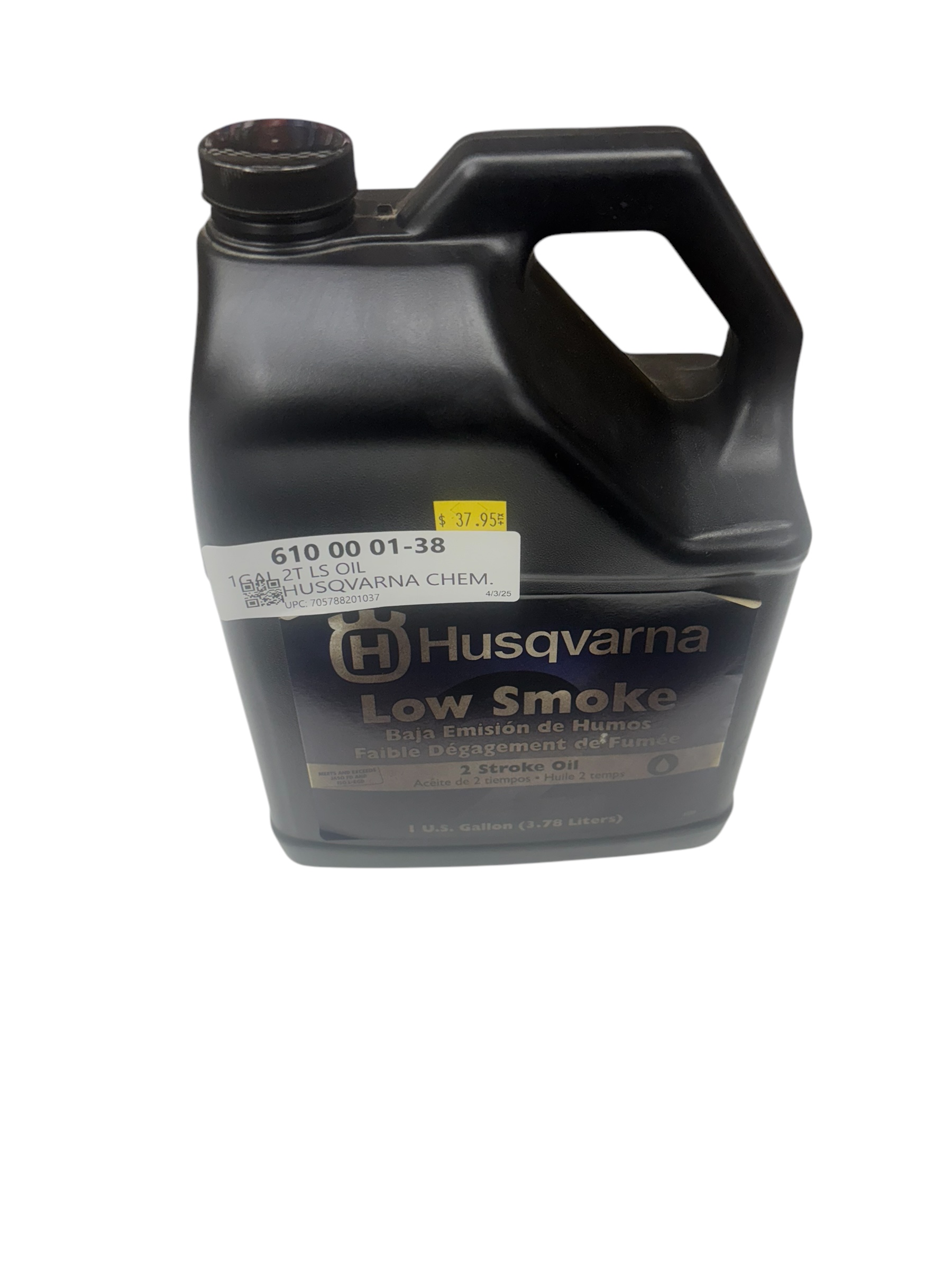 Husqvarna Chem. 1GAL 2T LS Oil - 1-gallon 2-stroke LS oil - Click Image to Close
