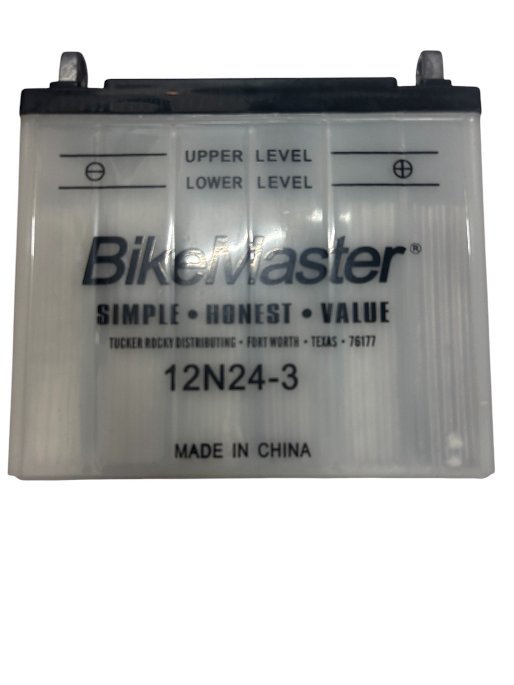 BikeMaster 12N24-3 Battery - Reliable 12V lead-acid battery - Click Image to Close