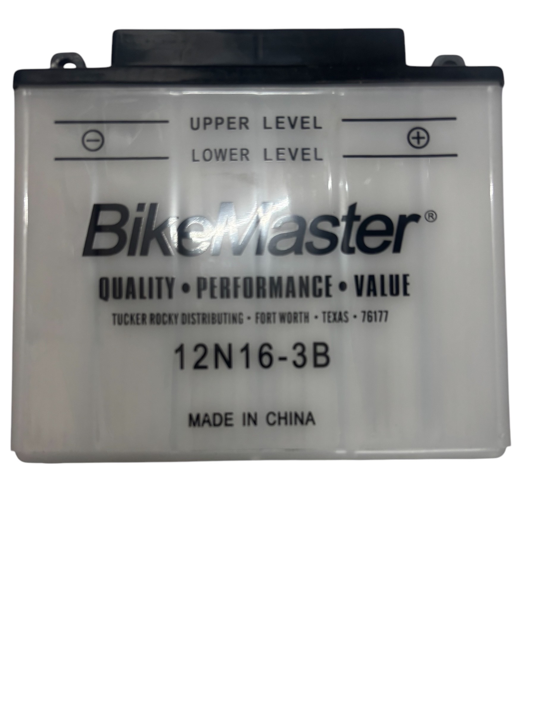 BikeMaster 12N16-3B Battery - Lead-acid battery, 12V 16Ah - Click Image to Close