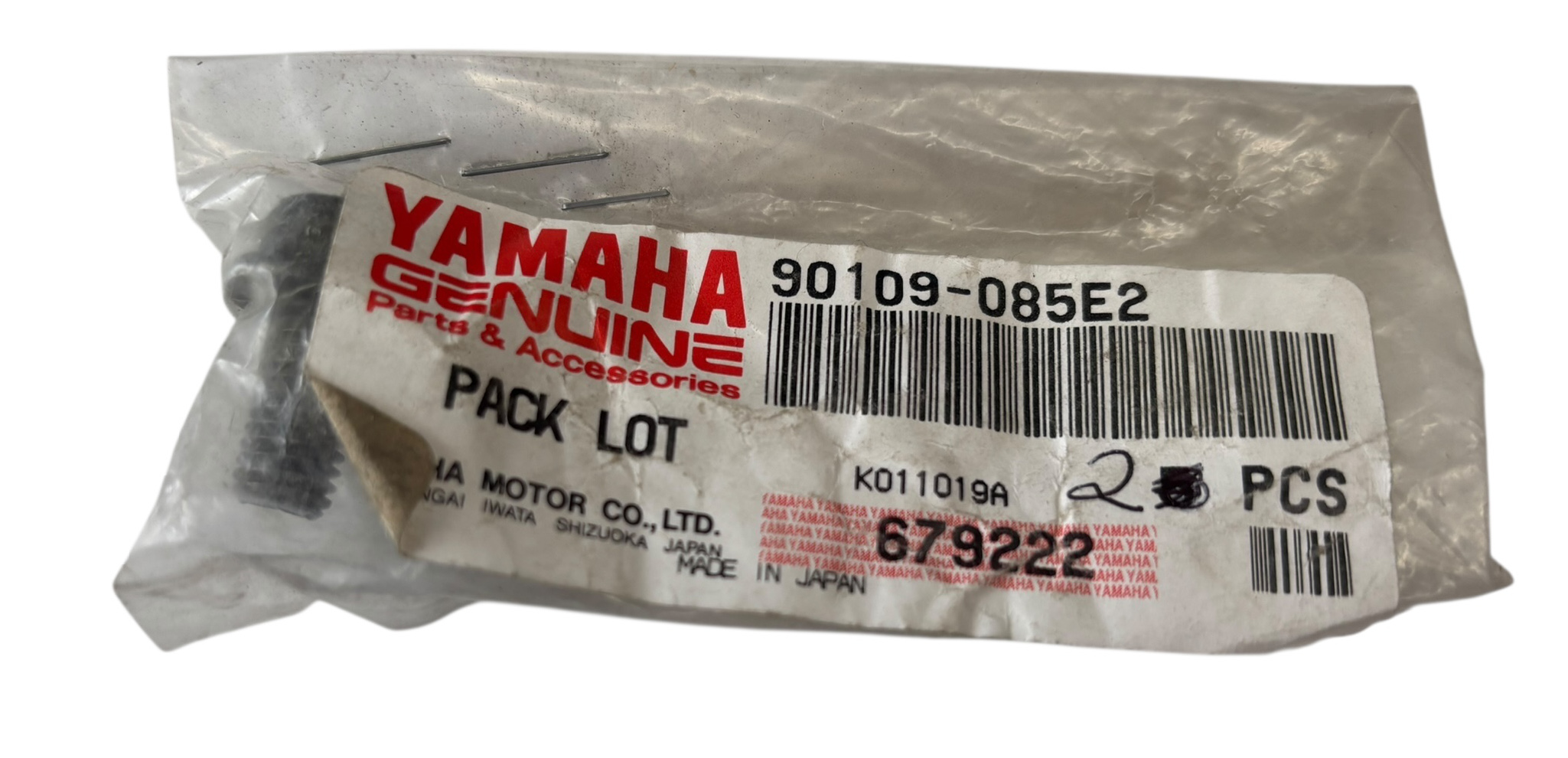 Yamaha Original Bolt 2KF 2-Pack - Original Yamaha Bolt 2KF 2-pack - Click Image to Close