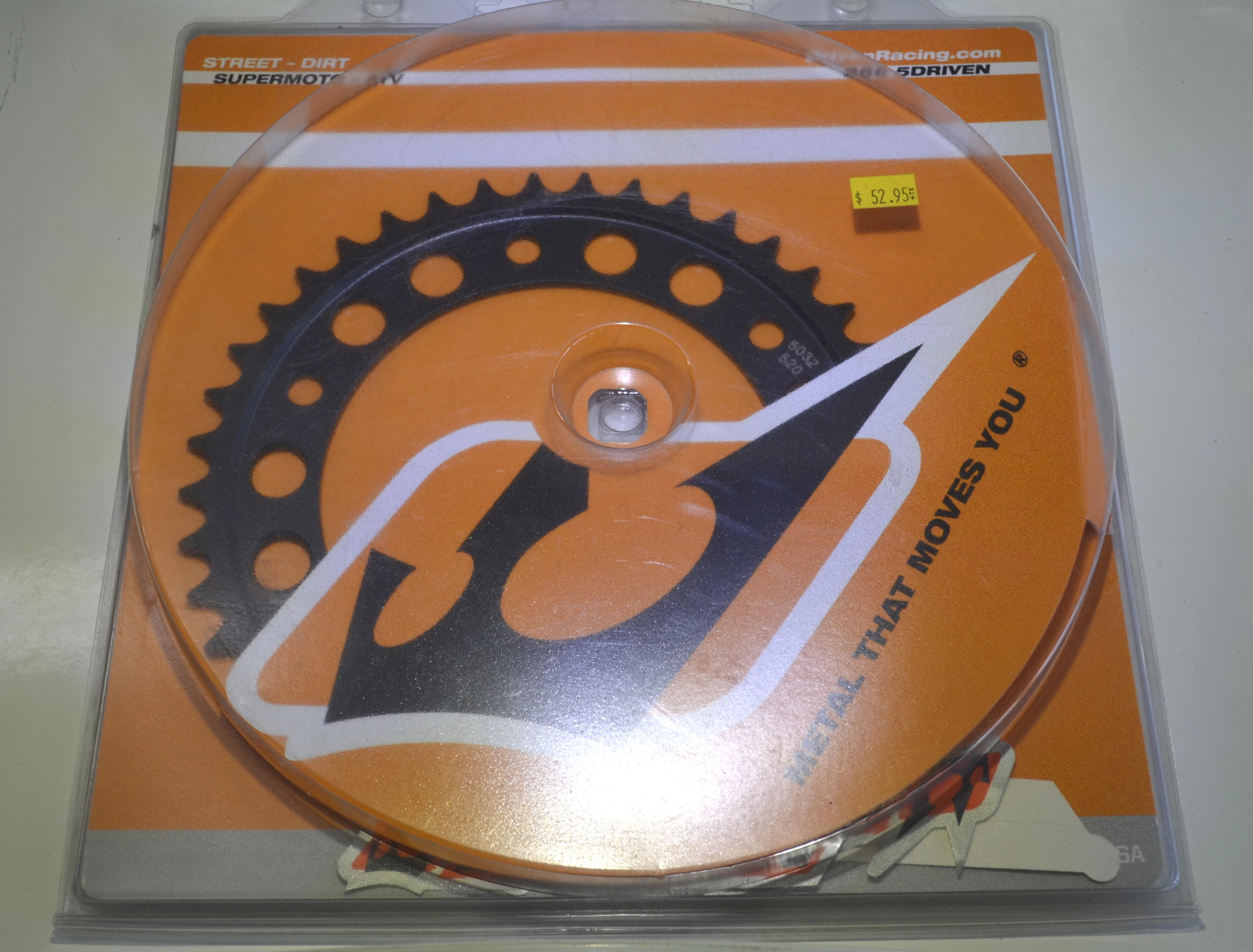 Steel 520 Rear Sprocket 41T - Black - For Honda CBR-RR RC51 - Click Image to Close