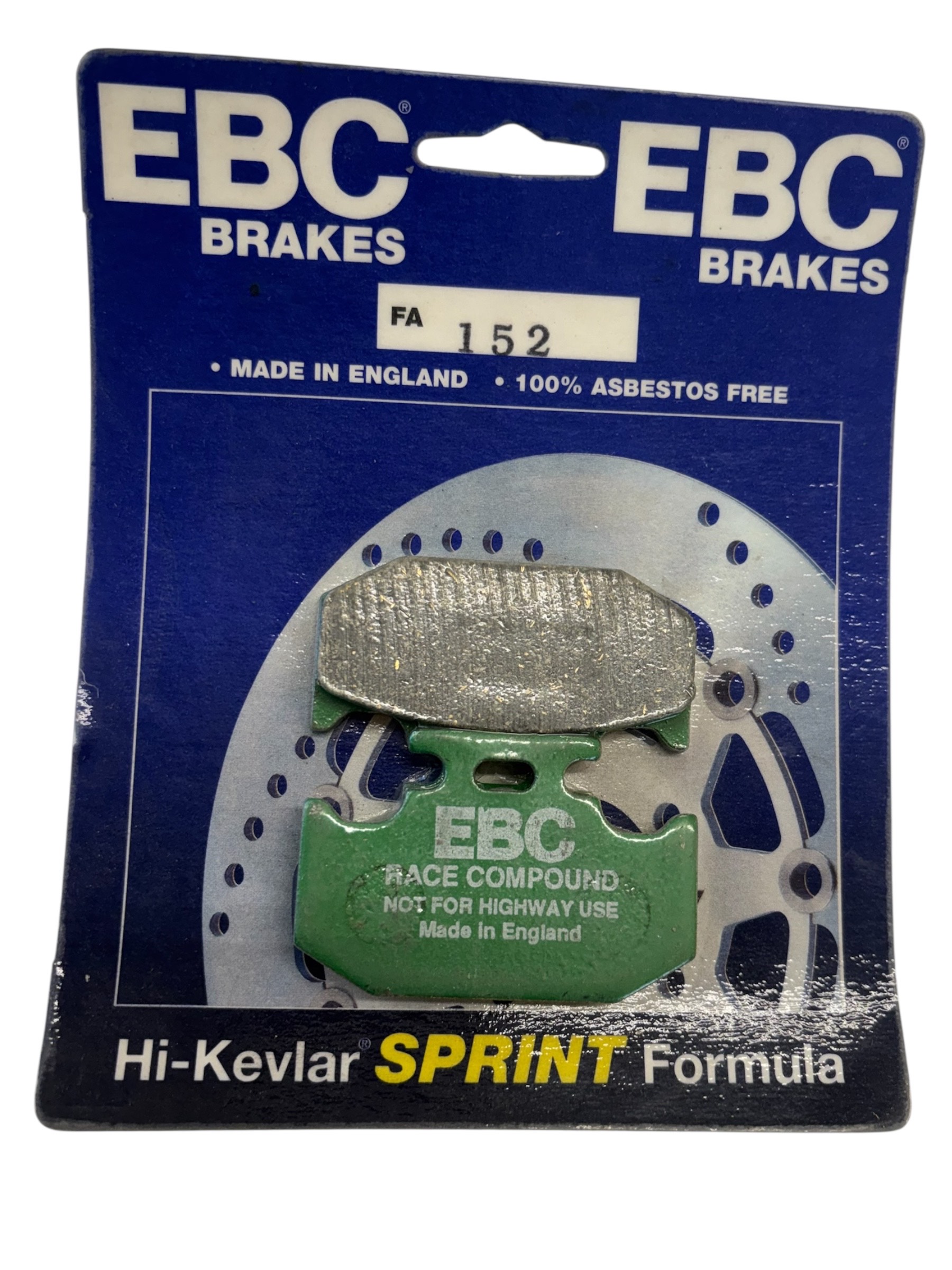 Standard Organic Brake Pads - Click Image to Close