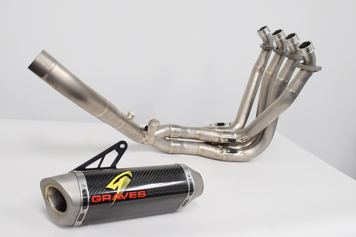 Titanium Full Exhaust - For 17-23 Suzuki GSX-R1000 - Click Image to Close