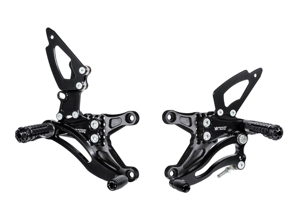 Adjustable Rearsets - For 09-18 Kawasaki ZX6R - Click Image to Close