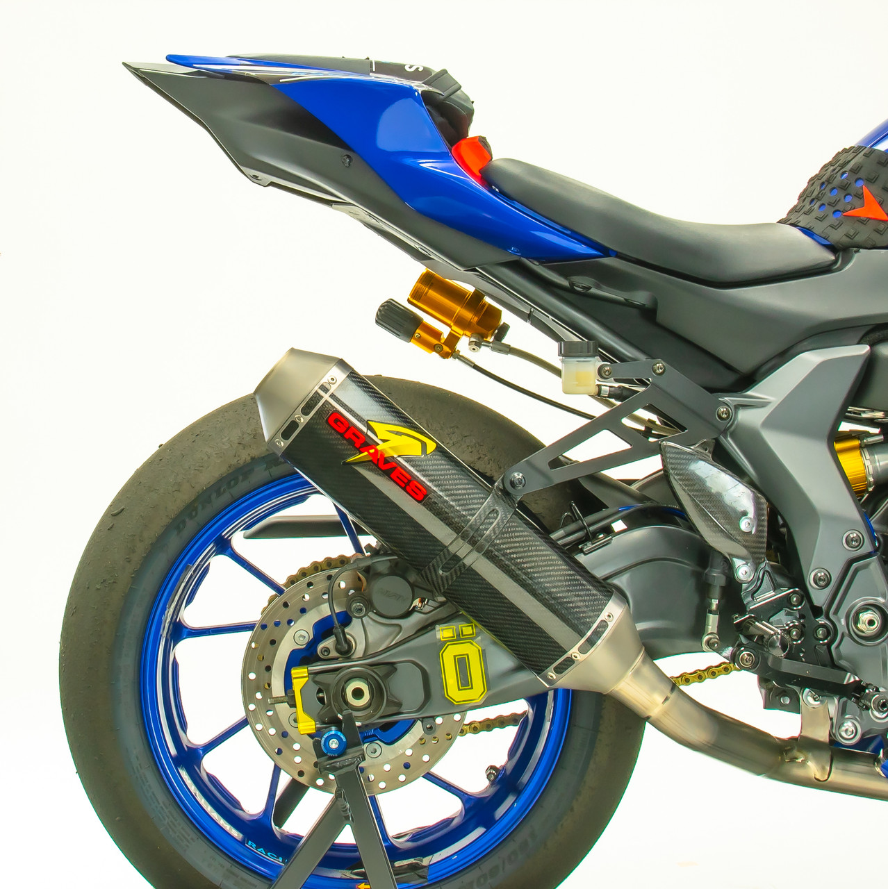 WORKS 2 Full Exhaust System - For 22-24 Yamaha YZF R7 - Click Image to Close