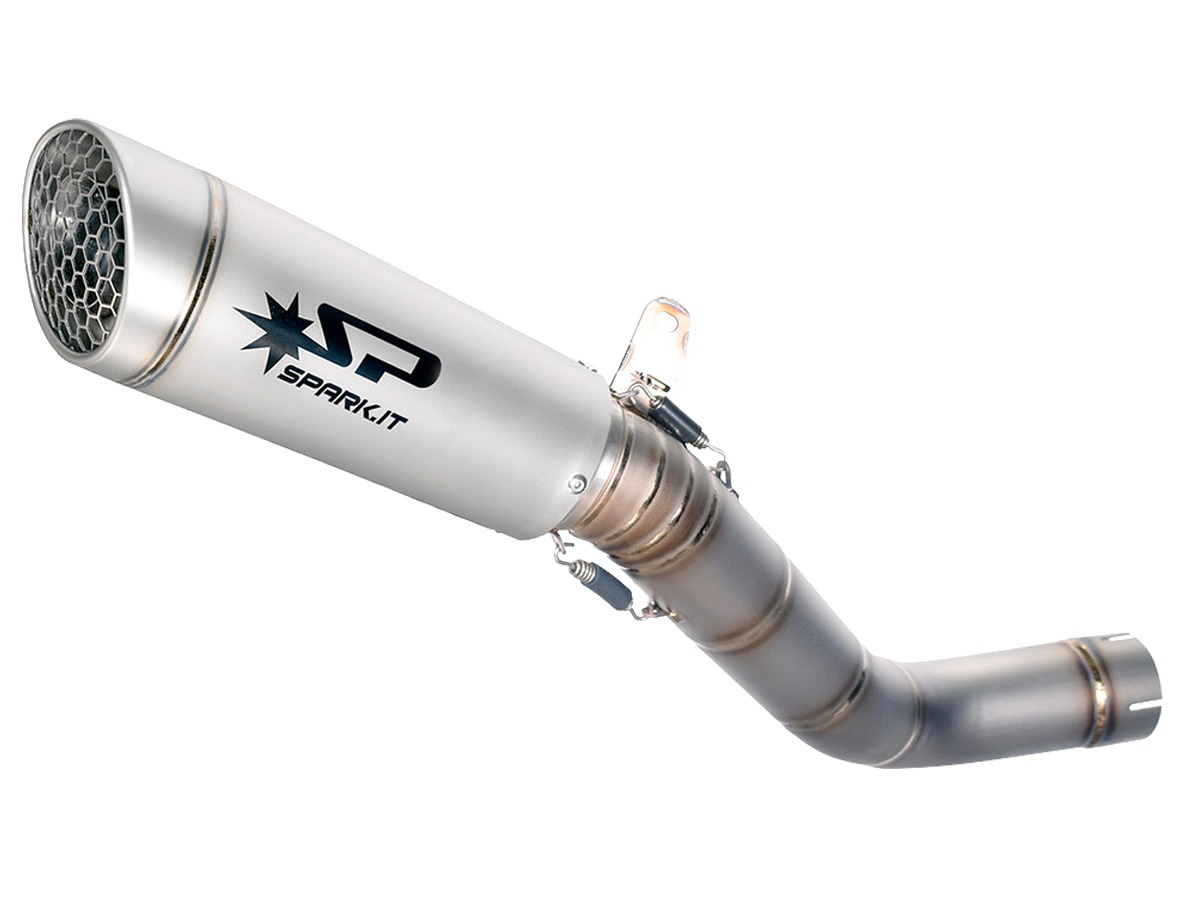 Grid-O Titanium Slip On Exhaust - For 17-20 Aprilia RSV4 - Click Image to Close