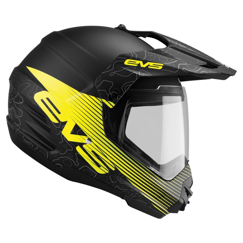 Dual Sport Helmet Venture Arise Matte Black - Large - Click Image to Close