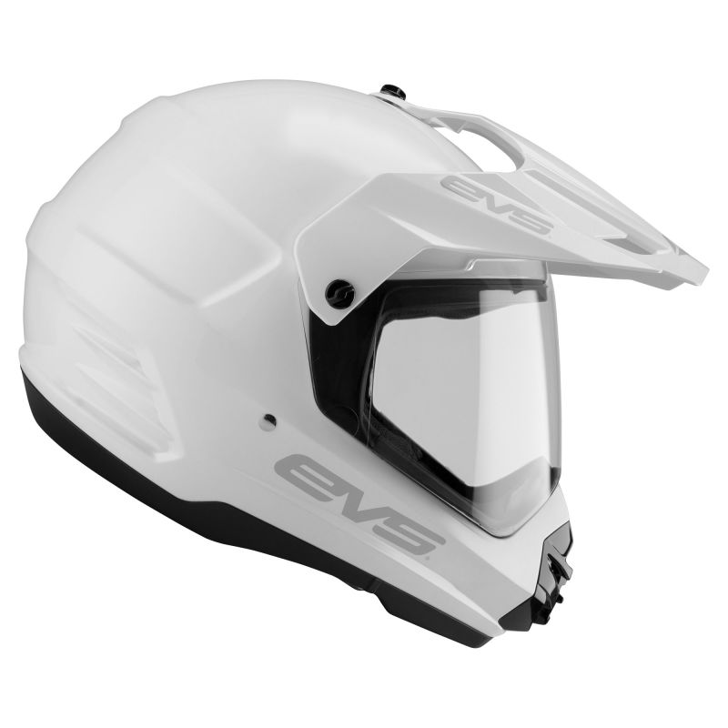 Dual Sport Helmet Venture Solid White - Small - Click Image to Close