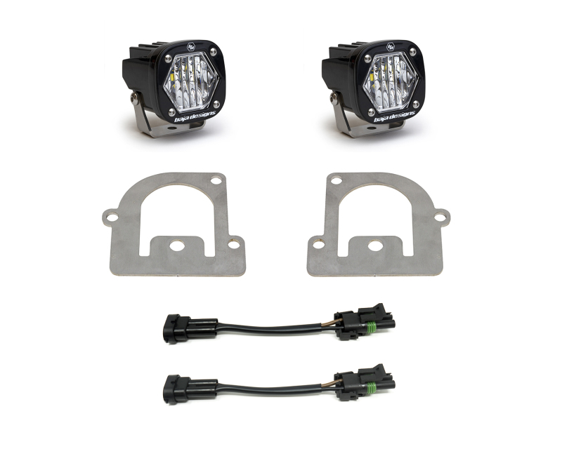 Sport S1 WC LED Fog Pocket Light Kit - Clear Fits Ford 21+ Bronco - Click Image to Close