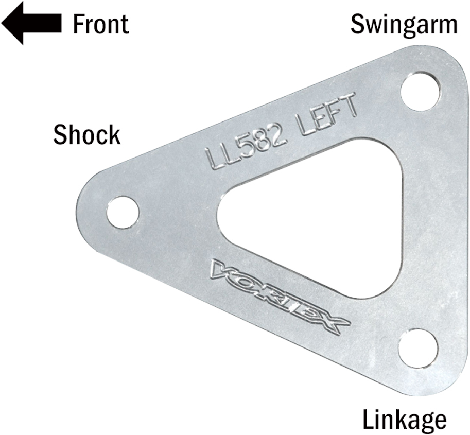 Vortex Lowering Link Kit Silver For 09-16 Suzuki GSX-R1000 - Lowering link kit for Suzuki GSX-R1000 09-16 - Click Image to Close
