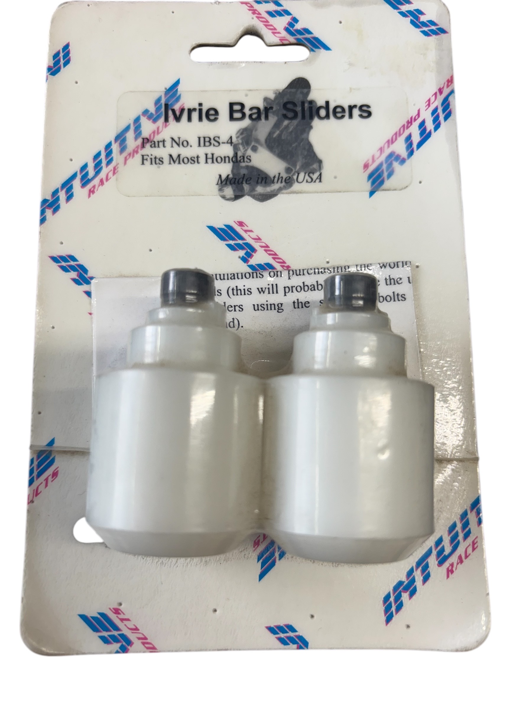 Black Bar End Sliders - For Most Hondas - Click Image to Close