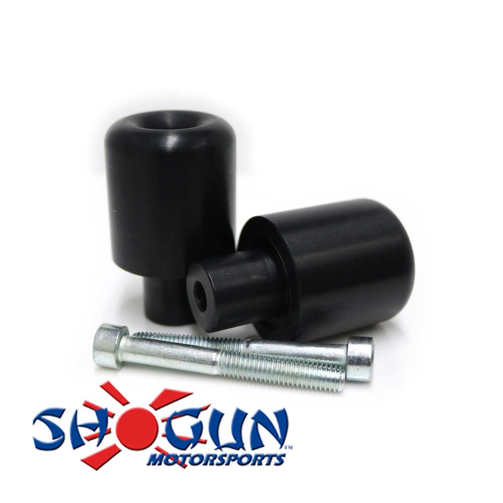 Black Bar End Sliders - For Suzuki GSXR, GSXS, & SV - Click Image to Close