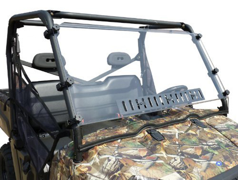 Full Windshield - Hard Coat w/Vent - For 11-14 Ranger w/ Round Tubing - Click Image to Close