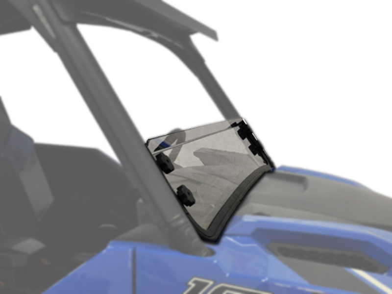 Clear Half Windshield - For 16-17 Polaris General - Click Image to Close