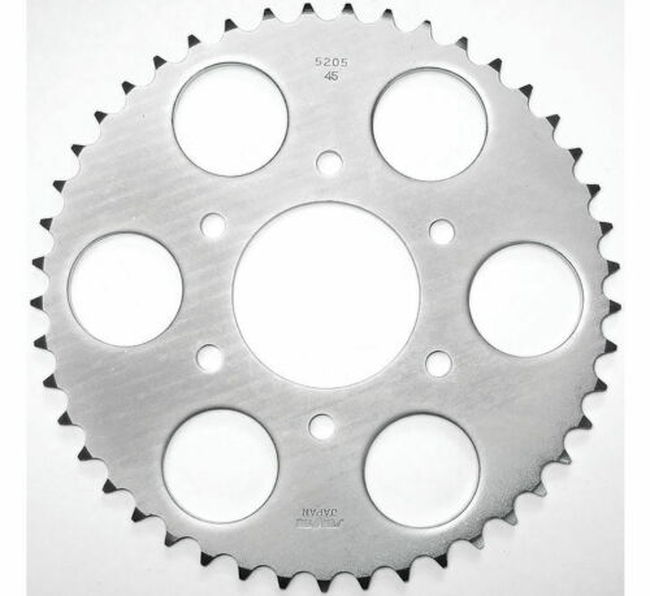 Sunstar Rear Steel Sprocket 45T Fits 69-83 Kawasaki H1 KH KZ - Click Image to Close