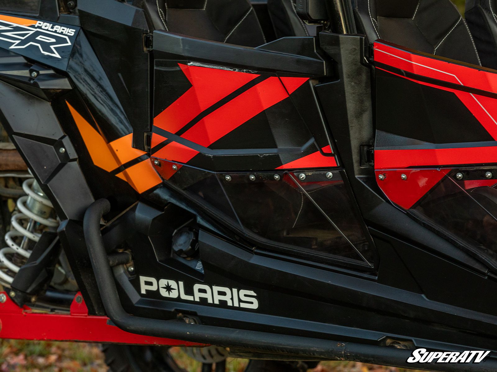 Clear Lower Doors - For 14-21 Polaris RZR 4 XP 1000 - Click Image to Close