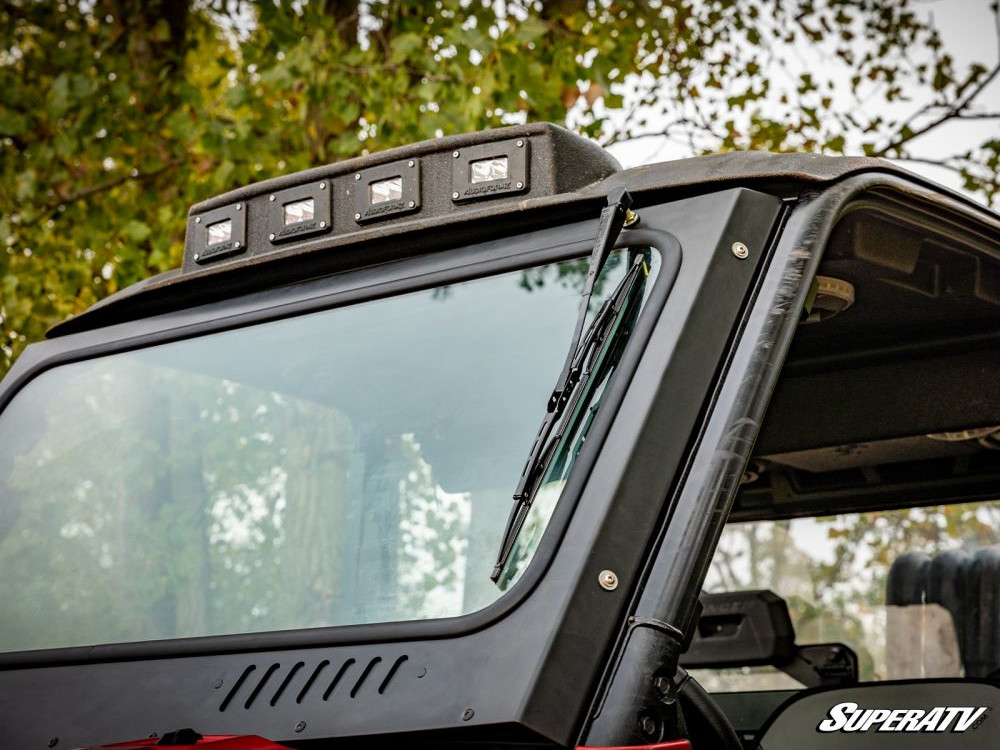 Glass Windshield - For 13-19 Polaris Ranger XP 900 - Click Image to Close