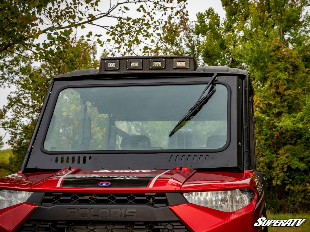 Glass Windshield - For 13-19 Polaris Ranger XP 900 - Click Image to Close