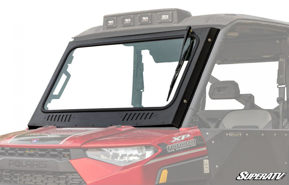 Glass Windshield - For 17-21 Polaris Ranger XP 1000 - Click Image to Close