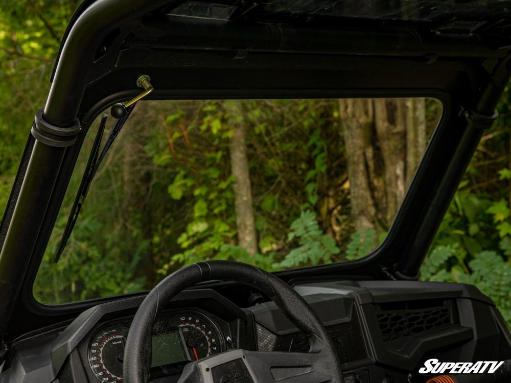 Glass Windshield - For 19-21 Polaris RZR/4 XP Turbo - Click Image to Close