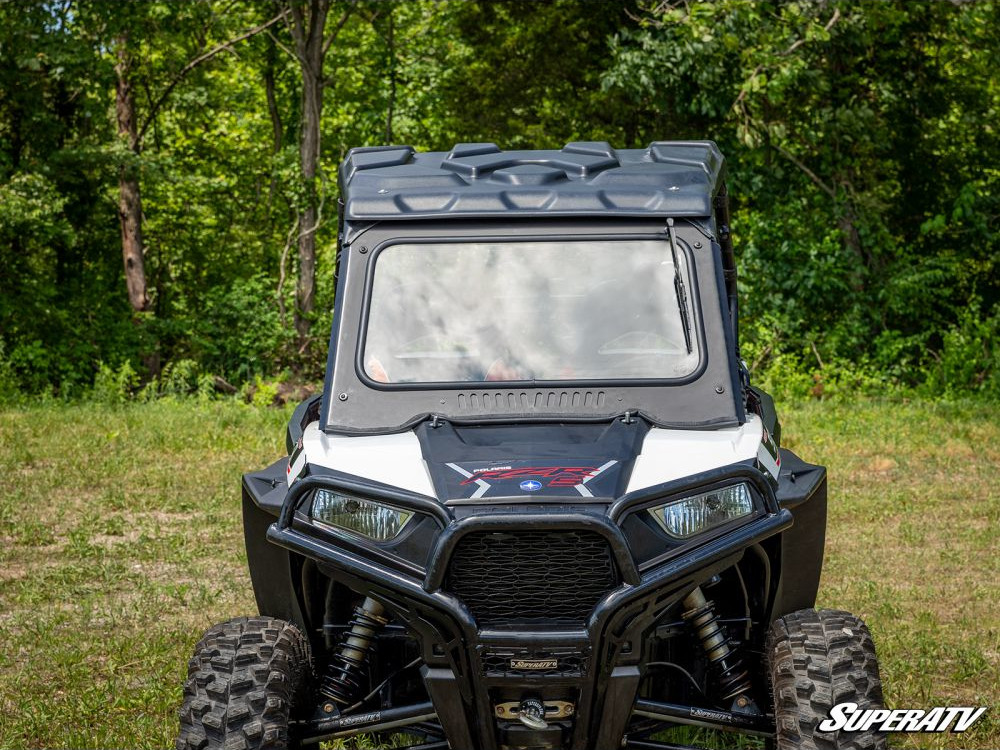 Glass Windshield - For 16-18 Polaris RZR/4 XP Turbo - Click Image to Close
