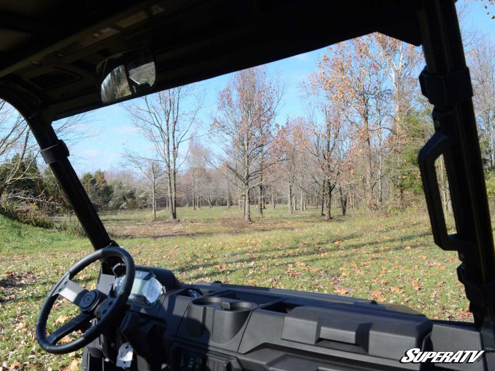 Scratch Resistant Full Windshield - For 17-21 Polaris Ranger 1000 /XP - Click Image to Close