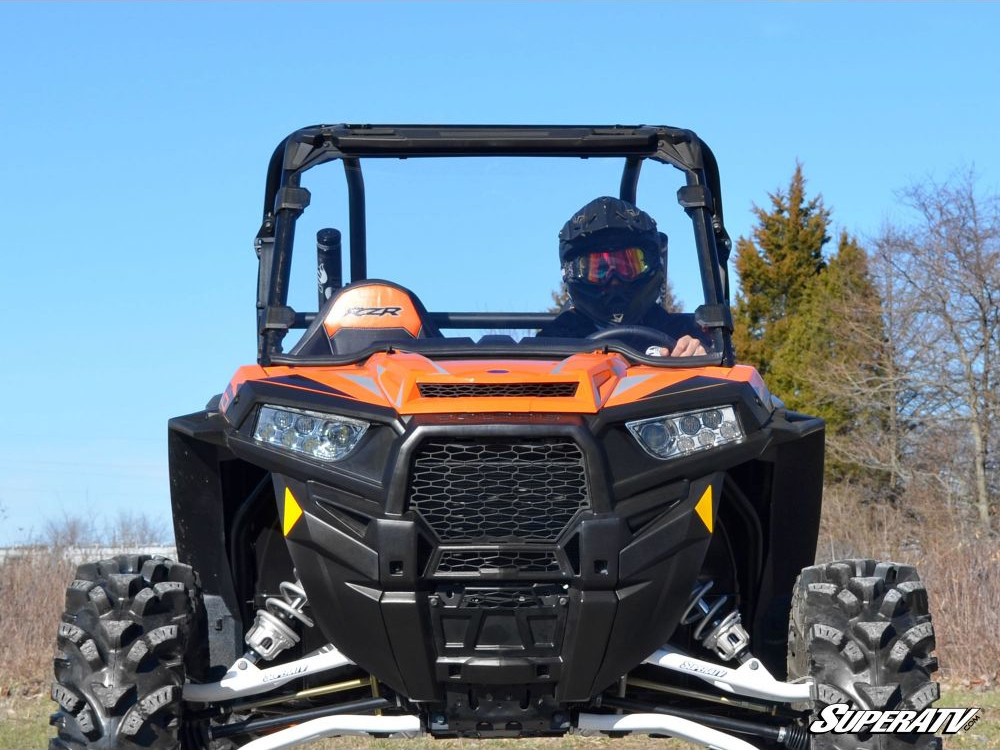 Scratch-Resistant Full Windshield - For 14-18 Polaris RZR XP 1000 - Click Image to Close