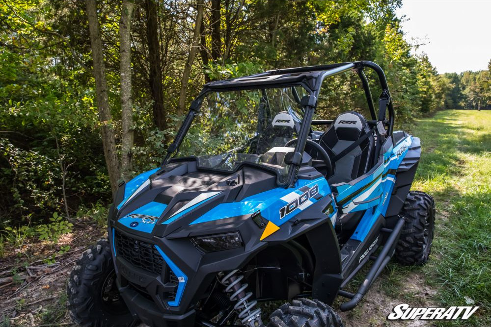 Scratch-Resistant Full Windshield - For 19-21 Polaris RZR XP 1000 - Click Image to Close