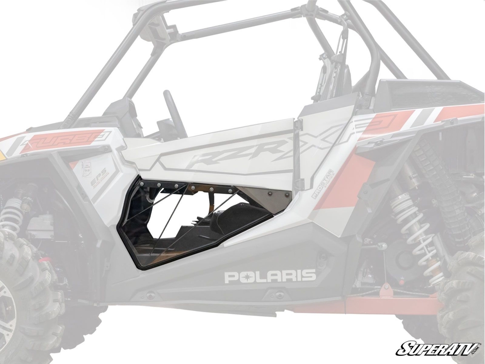 Clear Lower Doors - For 16-21 Polaris RZR XP Turbo - Click Image to Close