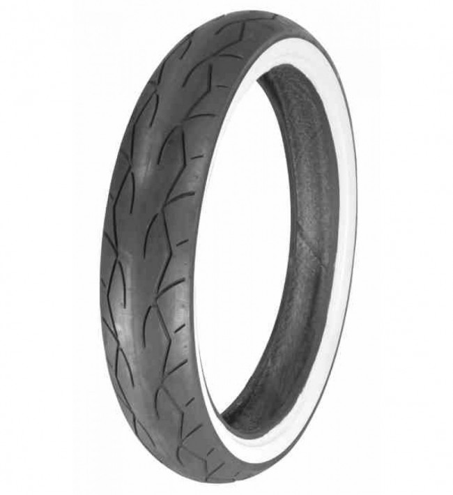 130/50-23 Front Tire VRM302 White Wall 75H - Click Image to Close