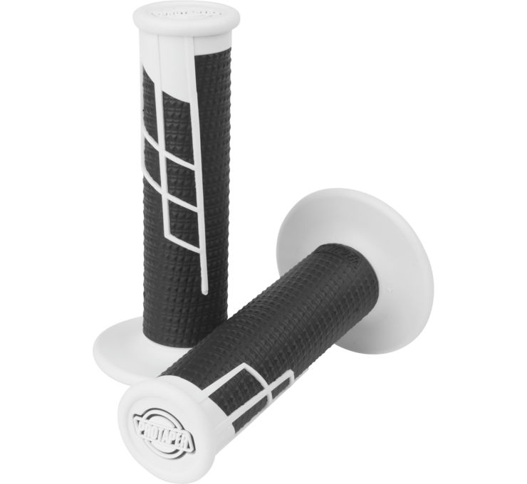 Clamp On 1/2 Waffle Grip System - White & Black - Click Image to Close