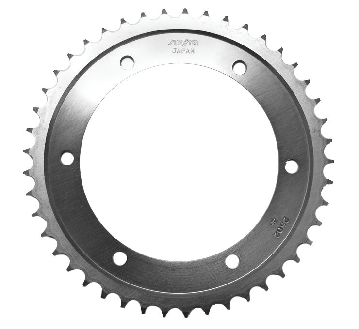 Rear Steel Sprocket 45T - For 08-18 Yamaha XT250 - Click Image to Close