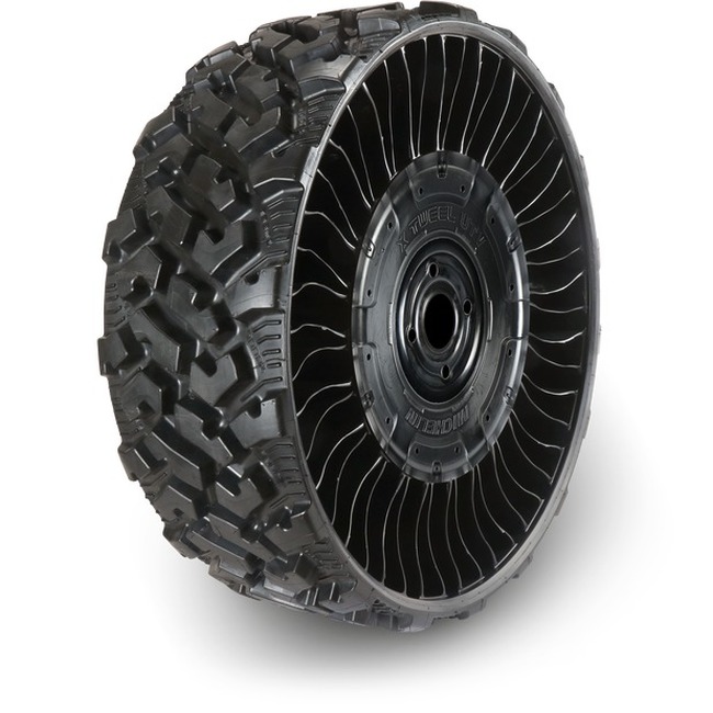 Michelin X Tweel 26X9X14 4/110 Airless Radial ATV Tire 5+2 Offset - Click Image to Close