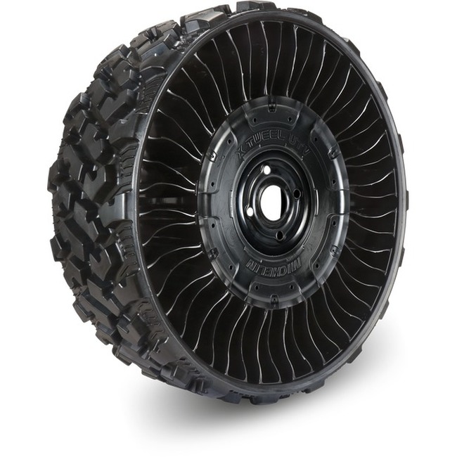 Michelin X Tweel 26X9X14 4/110 Airless Radial ATV Tire 5+2 Offset - Click Image to Close