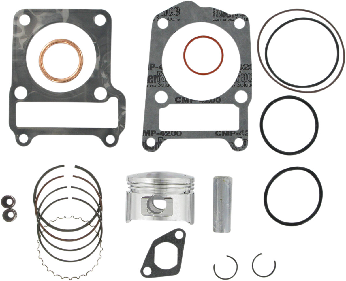 Top End Piston Kit 11:1 Compression - 54.00mm Bore (STD) - Yamaha TTR125 - Click Image to Close