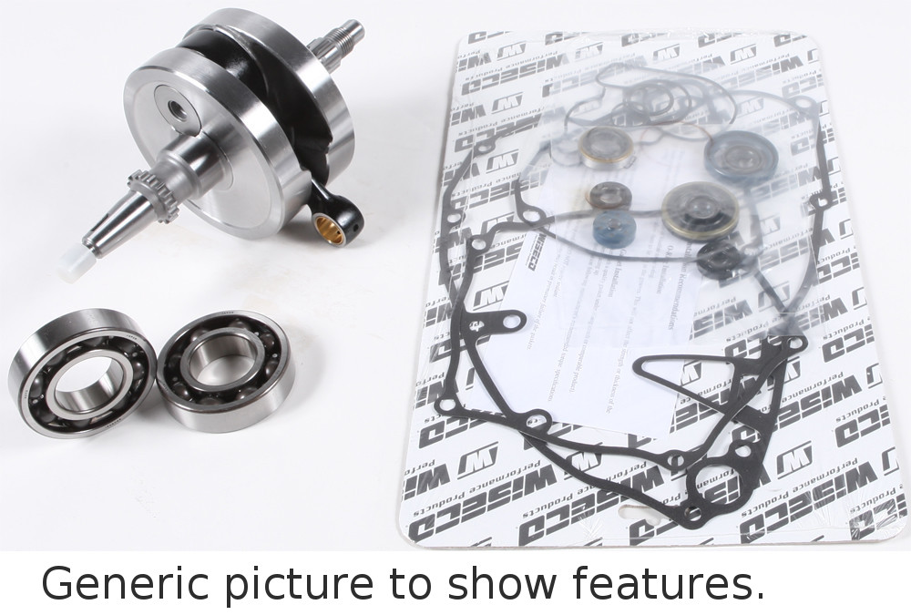 Complete Bottom End Rebuild Kit - For 09-12 Honda CRF450R - Click Image to Close