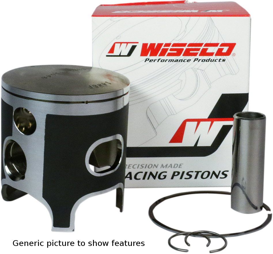 Racers Elite Piston Kit 44.50mm Bore (STD) - Kawasaki Suzuki 65 - Click Image to Close