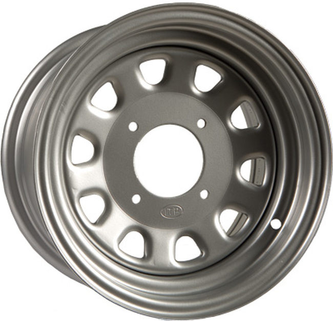 DELTA WHEEL SILVER FRONT 12X7 5+2 4/110 - Click Image to Close