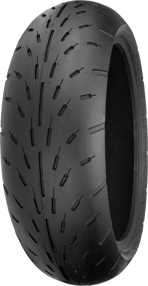 Ultra Soft 190/50ZR-17 Rear Motorcycle Tire 003 "Stealth" - 73W Radial TL - Street legal Dimpled Slick For Extreme Dry Traction - Click Image to Close