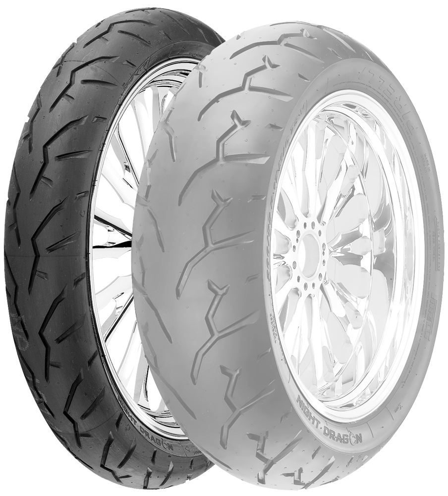 NIGHT DRAGON 120/70-21 Front Tire 68H Belted Bias Motorcycle Tire - Click Image to Close