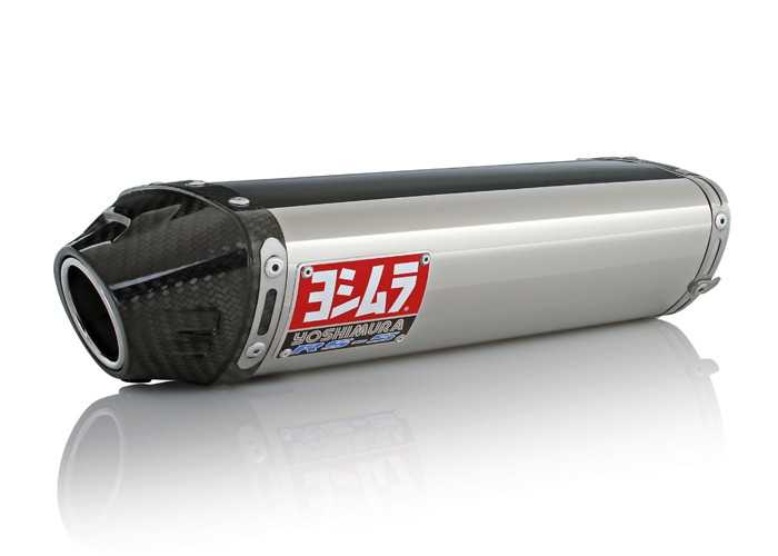 Yoshimura RS5 Slip-On Exhaust Stainless Steel Silver Fits 05-06 Honda CBR600RR - Click Image to Close