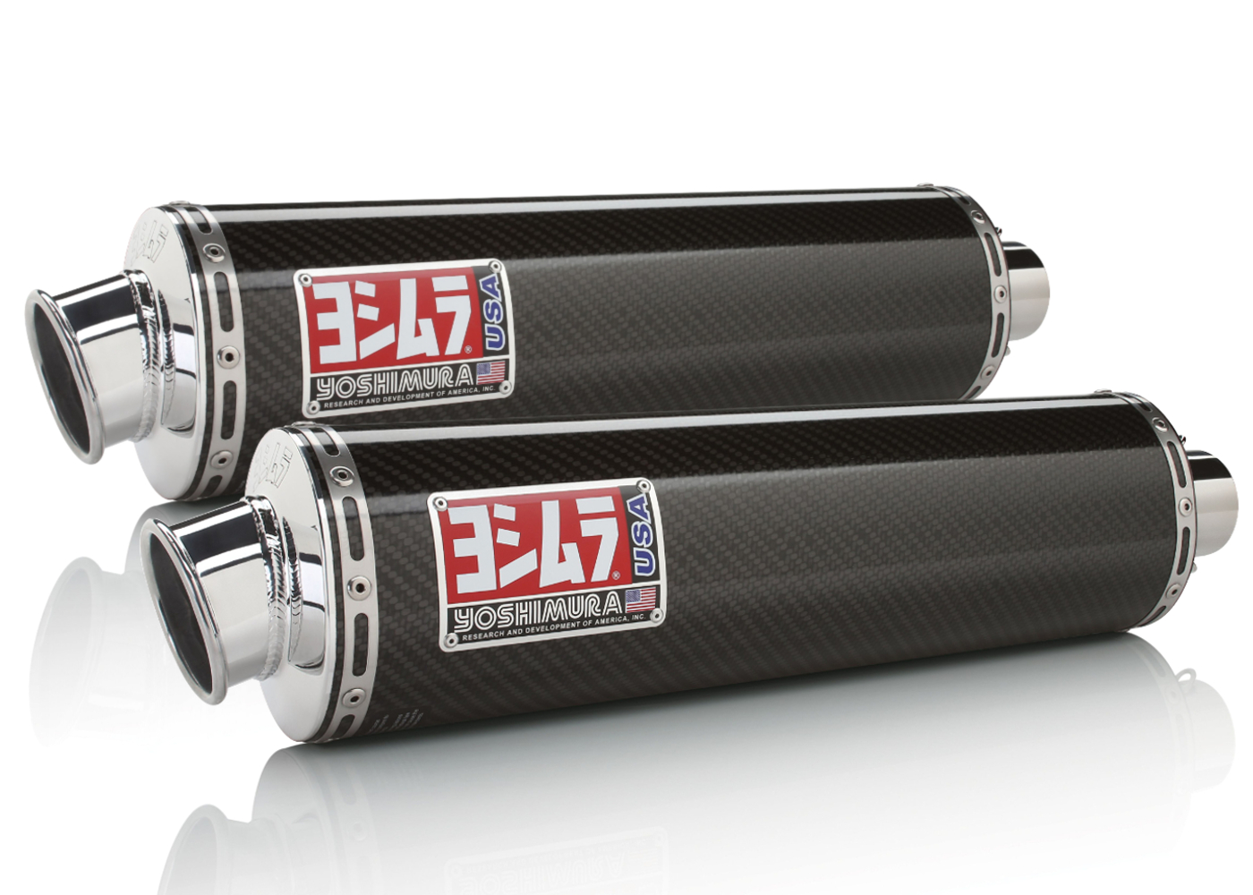 Street RS3 Carbon Fiber Dual Slip On Exhaust - For Gen. 2 Suzuki Hayabusa - Click Image to Close